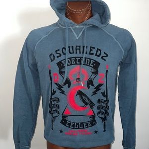 Dsquared Fortune Teller Graphic Print Hoodie